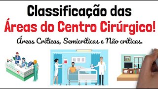 Classificação das Áreas do Centro Cirúrgico  Área crítica semicrítica e não crítica enfermagem [upl. by Smart]