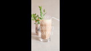 Iced Vanilla Nescafe Coffee [upl. by Kirit881]