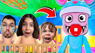 SARAH E ELOAH TENTAM ESCAPAR DO BEBÊ MALUCO  Roblox [upl. by Benedicto]