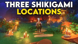 Where to find the three Shikigami at the abandoned shrine in Genshin Impact [upl. by Avigdor]