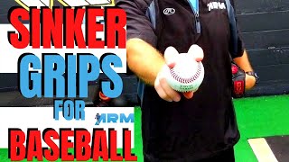 Pitch Grip Development How To Hold amp Throw A Sinker In Baseball [upl. by Ahsitra962]