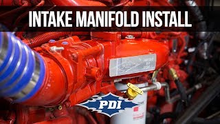 How to Install PDI Intake Manifold  Cummins ISX15 amp X15 [upl. by Eiduam976]