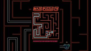 How I Solve This Maze Puzzle  Maze Puzzle Level  70  Maze Puzzle gaming puzzle shorts [upl. by Shaughn]