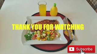 How to make German Paniertes Pangasiusfilet with Vegetables Salad [upl. by Ruy]