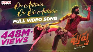 Oo Antava MawaOo Oo Antava Video Song Telugu  Pushpa Songs  Allu Arjun DSP Sukumar Samantha [upl. by Ozner]