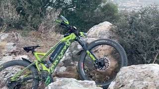 Mondraker Crafty Bafang eBike tech trail near Sparta Greece Location Zagouna [upl. by Euqitsym138]