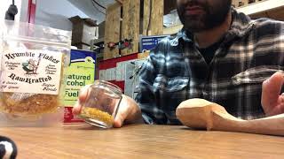 Mixing Shellac Flakes with Denatured Alcohol [upl. by Dleifniw221]