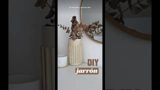 DIY jarron falso cemento decoracion crafting diy jarrones [upl. by Heinrike]