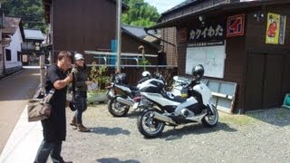 2012 HONDA NC700X女性ライダーさんvsINTEGRA700 北部九州案内ツー [upl. by Sulokcin]