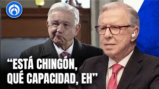 LópezDóriga sobre la canción de AMLO “La rima por la rima” [upl. by Vanhook]