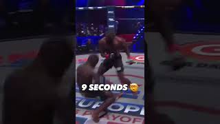 Cédric Doumbé signe un KO en 9 secondes pour ses débuts au PFL PFLParis via pflmma [upl. by Elyse]