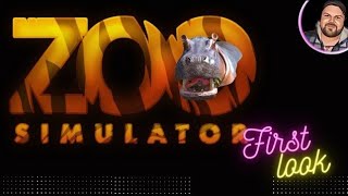 First Look at Zoo Simulator 🦁 Build Your Dream Zoo and Care for Amazing Animals 3 [upl. by Gil]