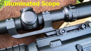 Primary Arms 1x4x24 Illuminated Scope Review [upl. by Aleakim]