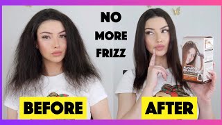 Keratin Treatment At Home Step by Step  Kativa Brazilian Hair Straightening  v e r a [upl. by Cele]