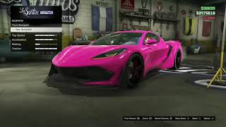 New Inverto Coquette D10 Corvette C8  GTA Summer Special DLC [upl. by Ayar]