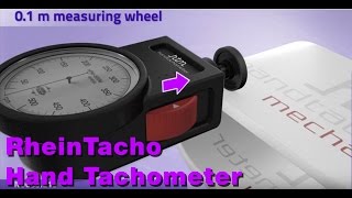 RheinTacho Mechanical Precision Hand Tachometer [upl. by Patterson]