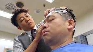 HARE SALON WING Sleeping healing shampoo ヘアーサロンウイング 仙台💈自律神経に癒しのスゴ技シャンプー ♪眠れるシャンプーASMR [upl. by Aicirtap]