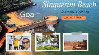 🌴Best Beautiful location in Goa🌴  Senquerium beach⛱️  Aguada fort  Taj Resort amp SPA trubee [upl. by Yusuk]