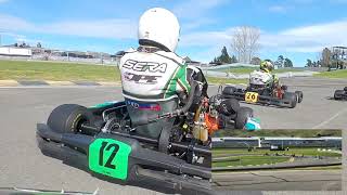 2021 Kartsport Marlborough Briggs LO206 club champs heat 1 [upl. by Nork]