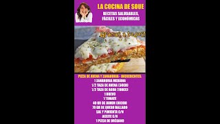 🍕 PIZZA SALUDABLE DE ZANAHORIA Y AVENA 🍕Todos te pedirán la receta [upl. by Lauretta]