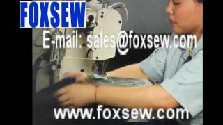 Automatic Postbed Jeans Tacking Sewing Machine [upl. by Lainey]