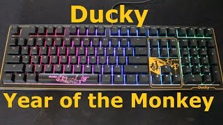 Ducky Year Of The Monkey RGB Mechanical Keyboard Review [upl. by Koralle]