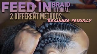 How To Start Box Braids Pt 1  7 Different Methods  Dopeaxxpana [upl. by Anawot608]