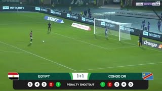 Penalties Egypt vs Dr Congo 89 Goals HighlightsAfrica Cup Of Nations2024 Round Of 16 [upl. by Gnart]