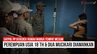 Satpol PP Grebek Rumah Prostitusi di Kota Solok Lima Pelaku Diamankan [upl. by Harden]