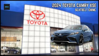 2024 Toyota Camry XSE  Seatbelt Chime  Roblox [upl. by Nettle]