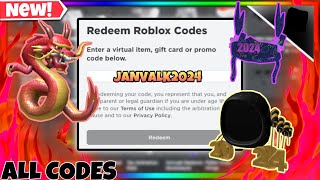 ALL WORKING ROBLOX PROMOCODES 2021  2024 [upl. by Biddick629]