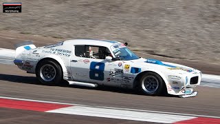 Pontiac Firebird Trans Am 455 HO 1971 Race Car  Pure V8 Sound  Dijon Motors Cup 2021 [upl. by End]