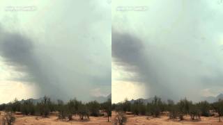 Arizona Monsoon Thunderstorms in 3D [upl. by Anileve516]