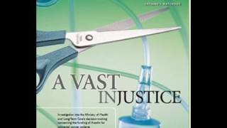 A Vast Injustice Ontario Ombudsmans report on funding cancer drug Avastin News conference12 [upl. by Sile410]