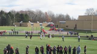 Morrice vs Mt Pleasant Sacred Heart Touchdown [upl. by Yelnek]