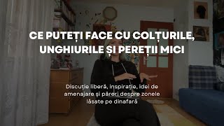 Idei de amenajare pentru colțuri unghiuri și pereți mici cu care nu știți ce să faceți [upl. by Ahsekal983]