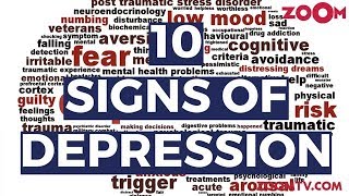 10 Signs of Depression  Mental Health Awareness [upl. by Hadik]