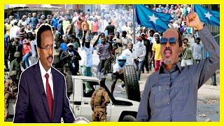 DEG DEG Farmaajo oo Cafis laga Dalbaday Xasan Sh oo Dhiiqo Lugaha loo Geliyay iyo Ceebta ku [upl. by Julianne]