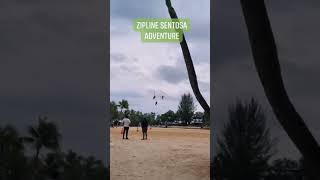 Enjoyed much sentosaislandsingapore zipline sentosasingapore sentosa singapore [upl. by Asirram]