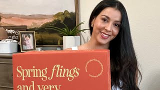 Fabfitfun Unboxing Spring Box 2024 with addons fabfitfun unboxingvideo [upl. by Anilef966]