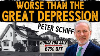 UNSTOPPABLE HOUSING MARKET CRASH with Peter Schiff [upl. by Elephus41]