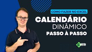 Como Fazer Calendário Dinâmico no Excel [upl. by Enirahtak]