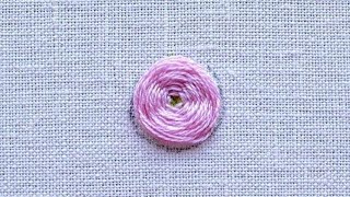 Flower embroidery woven roses [upl. by Ablem]