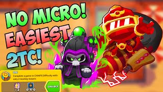 2TC NO MICRO Easiest Possible 2 Tower CHIMPS Guide EVER [upl. by Nichol490]