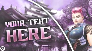 Free GFX Overwatch Thumbnail Template quotZaryaquot Themed [upl. by Ladnar627]