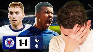 SACK ANGE POSTECOGLOU TONIGHT Tottenham 11 Rangers Match Reaction [upl. by Latsyek]