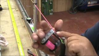 Serving bow strings with Baker Archery products Ledbetter Archery [upl. by Yekcor223]