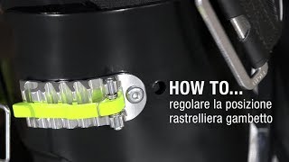 HOW TO … Regolare la posizione rastrelliera gambetto MAESTRALE RS [upl. by Pilif]