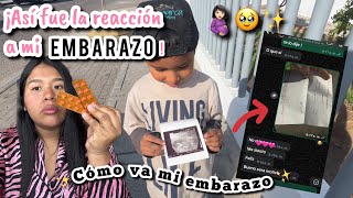 ¡Así fue la REACCIÓN de mi familia a mi EMBARAZO🤰🏻🥹 Como va en mi embarazo [upl. by Nodab]