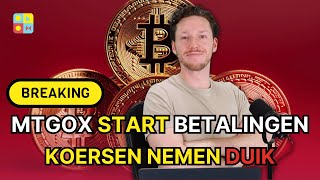 BREAKING MtGox start betalingen markt in paniek  BTC onder 54000  Crypto nieuws vandaag  1138 [upl. by Trebled556]